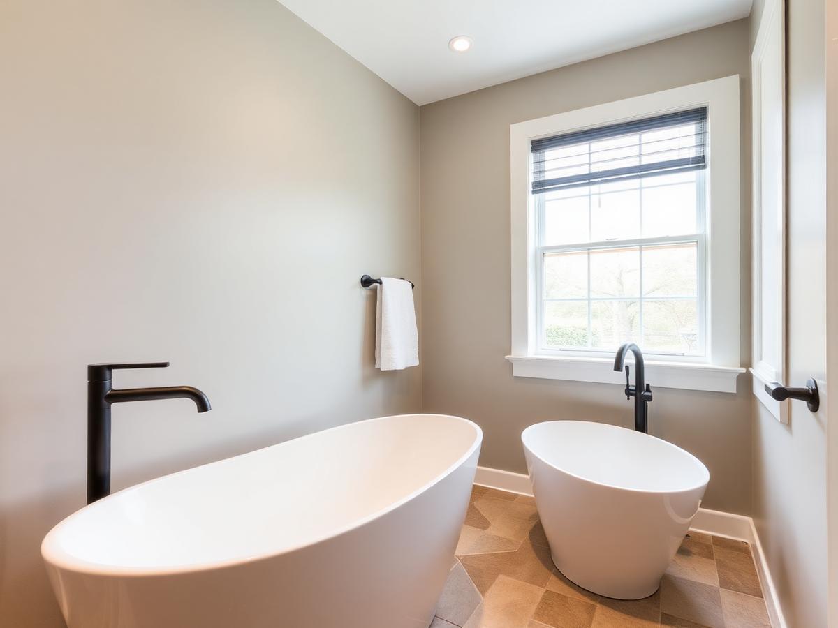 Bathroom plumbing rough-in during a remodel